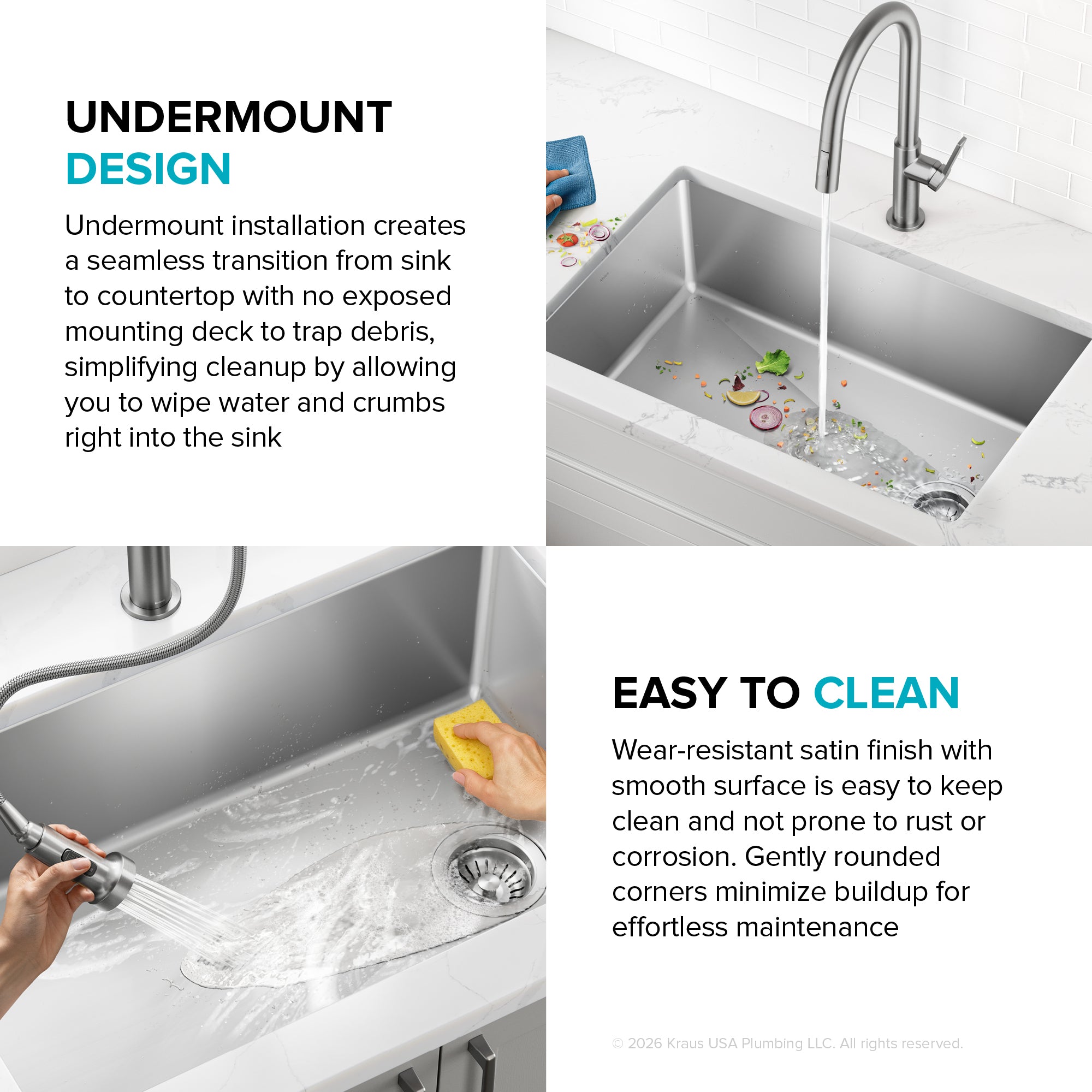 KRAUS Fairlane 17” Undermount Bar 18-Gauge Stainless Steel Kitchen Sink
