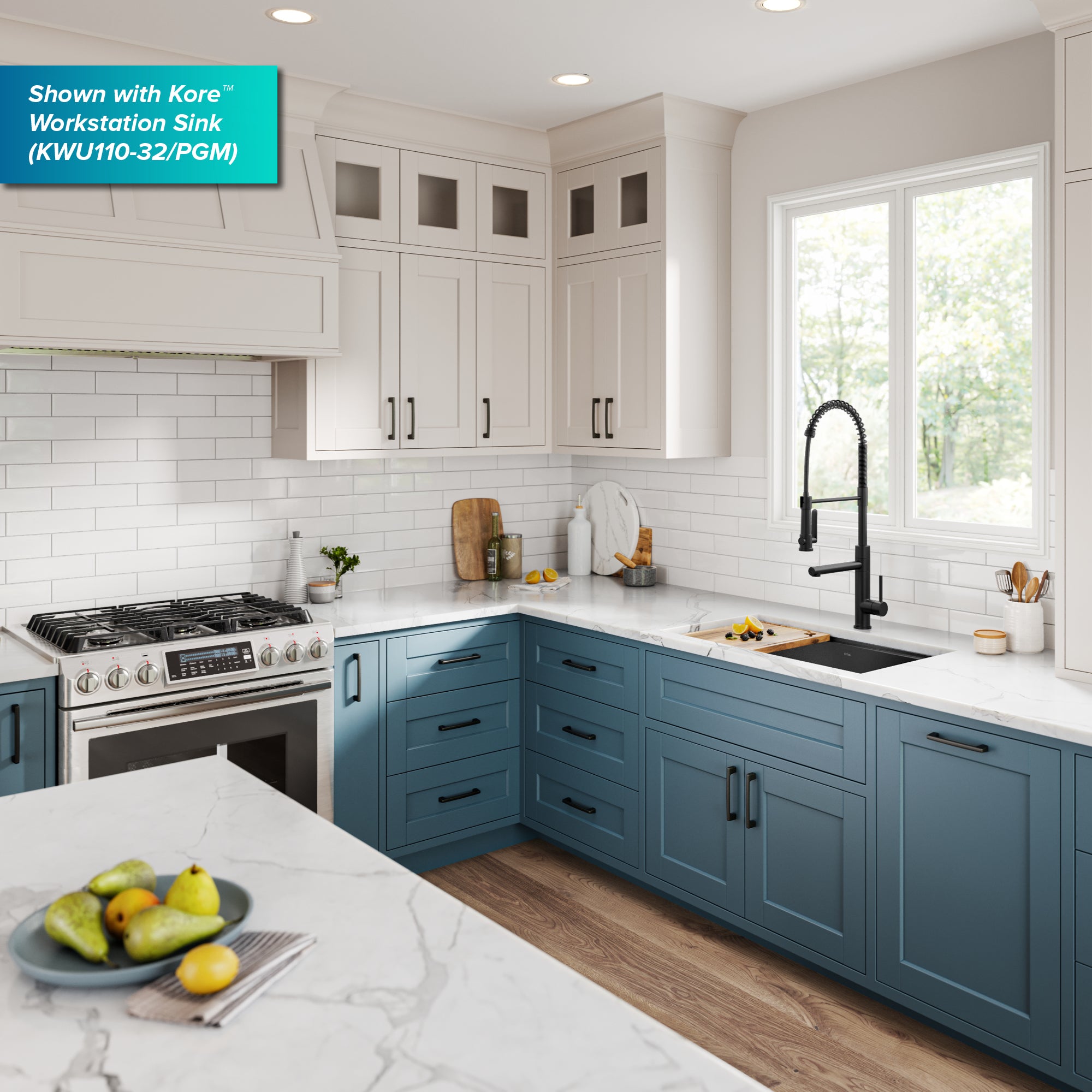 KRAUS Artec Pro 2-Function Single Handle Pull Down Kitchen Faucet in Matte Black-DirectSinks