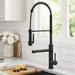 KRAUS Artec Pro 2-Function Single Handle Pull Down Kitchen Faucet in Matte Black-DirectSinks