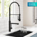 KRAUS Artec Pro 2-Function Single Handle Pull Down Kitchen Faucet in Matte Black-DirectSinks