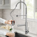 KRAUS Artec Pro 2-Function Single Handle Pull Down Kitchen Faucet in Spot-Free Stainless Steel-DirectSinks