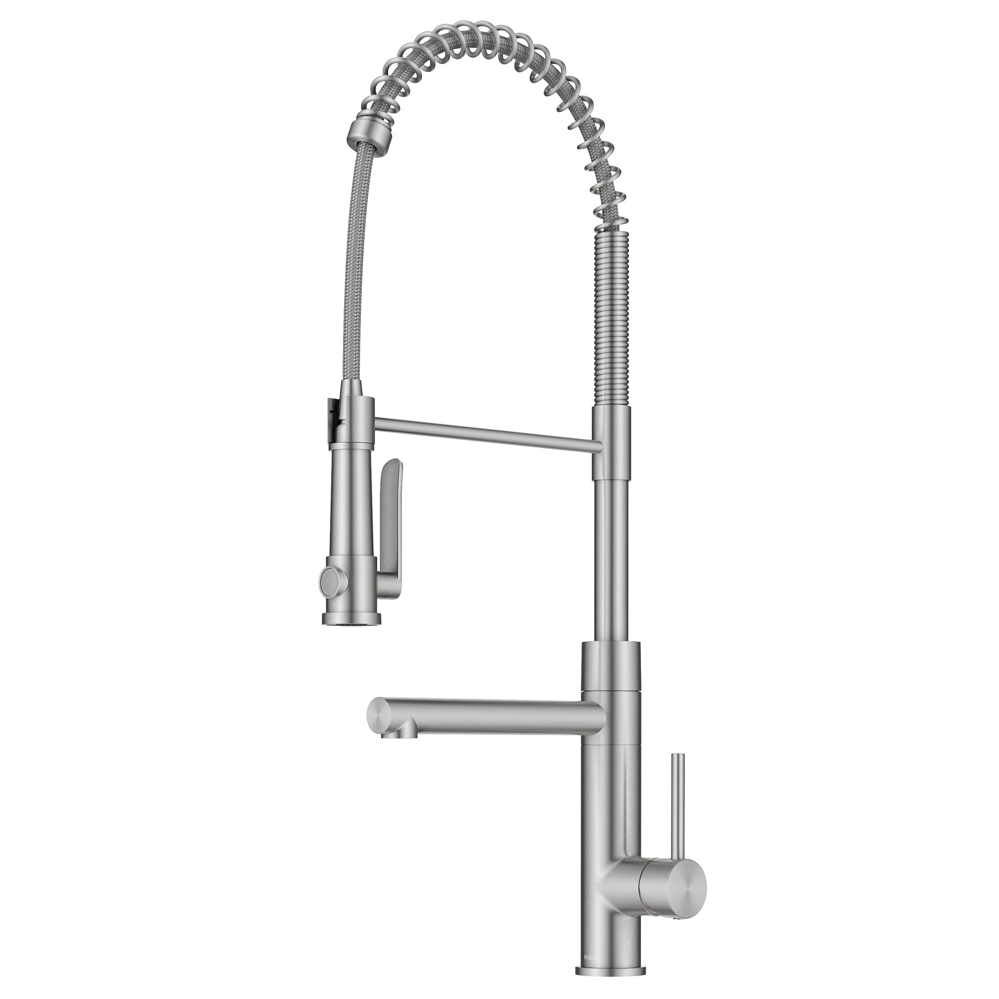 KRAUS Artec Pro 2-Function Single Handle Pull Down Kitchen Faucet in Spot-Free Stainless Steel-DirectSinks