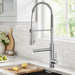 KRAUS Artec Pro 2-Function Single Handle Pull Down Kitchen Faucet in Spot-Free Stainless Steel-DirectSinks