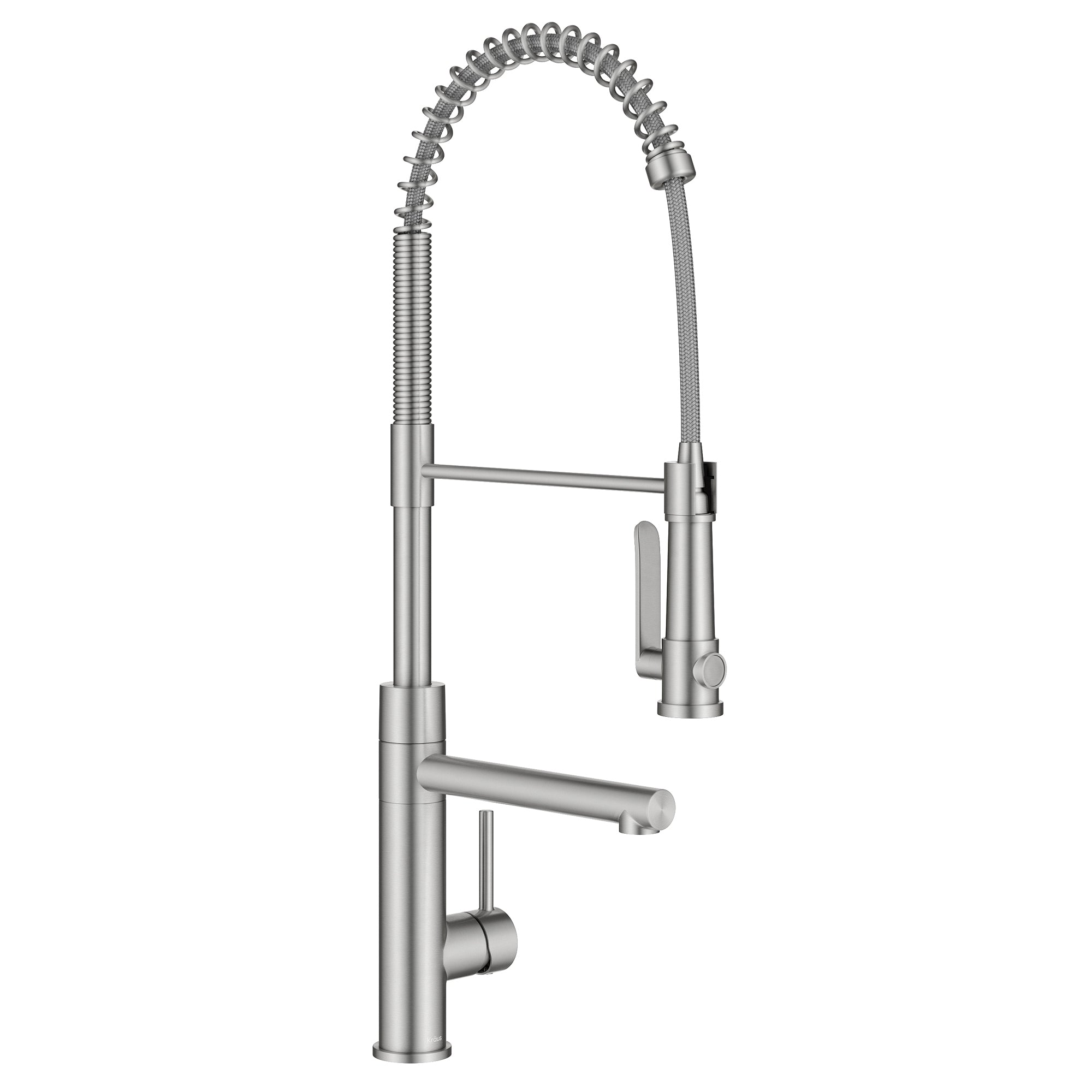 KRAUS Artec Pro 2-Function Single Handle Pull Down Kitchen Faucet in Spot-Free Stainless Steel-DirectSinks