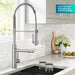 KRAUS Artec Pro 2-Function Single Handle Pull Down Kitchen Faucet in Spot-Free Stainless Steel-DirectSinks