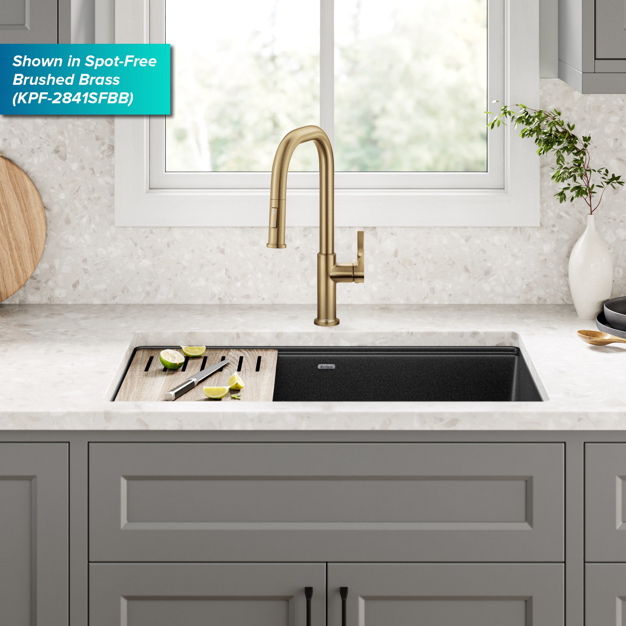 KRAUS Torak Single Handle Pull Down Kitchen Faucet in Spot-Free Stainless