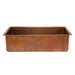Premier Copper Products 33" Antique Hammered Copper Kitchen Single Basin Sink-DirectSinks