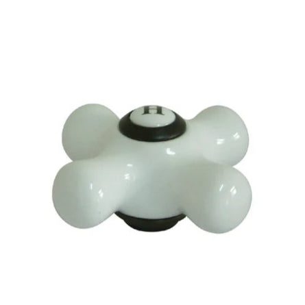 Replacement Porcelain Cross Handle (Hot Side)