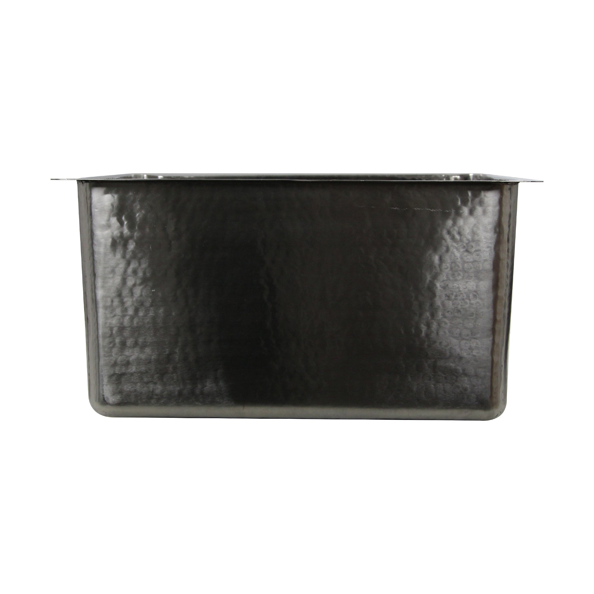 Nantucket Sinks 23" Undermount Hammered Stainless Steel 12" Deep Laundry Sink