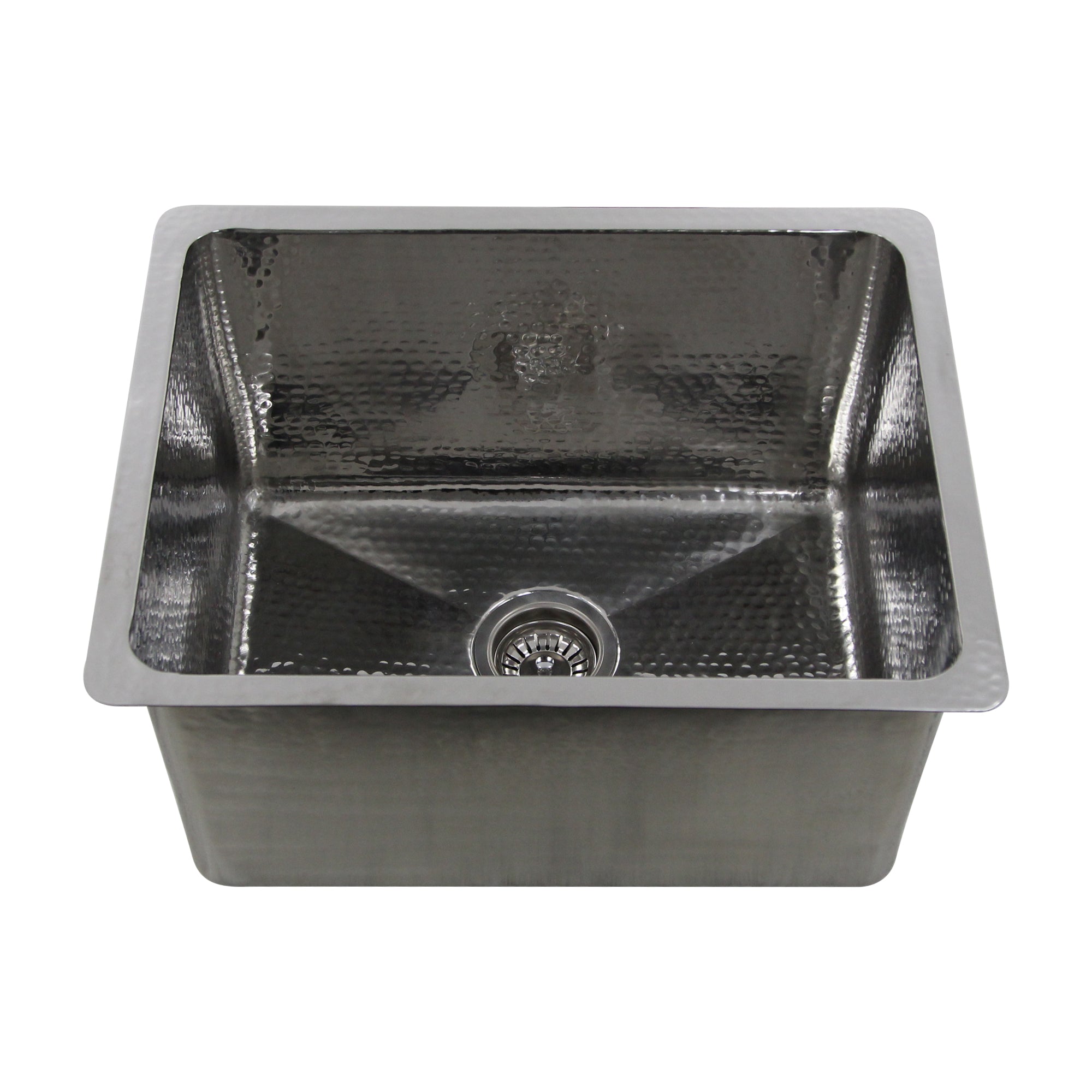 Nantucket Sinks 23" Undermount Hammered Stainless Steel 12" Deep Laundry Sink