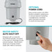 WasteGuard 1 HP Continuous Feed Garbage Disposal with Ultra-Quiet Motor-DirectSinks