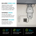 WasteGuard 1/2 HP Continuous Feed Garbage Disposal with Ultra-Quiet Motor-DirectSinks