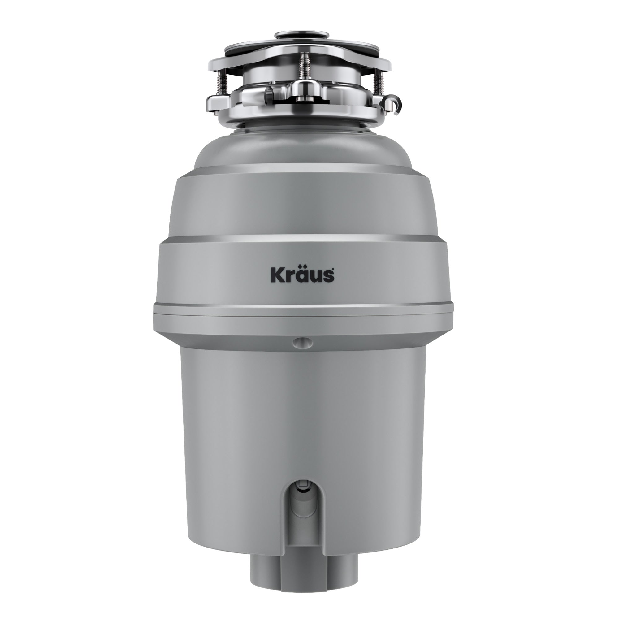 KRAUS WasteGuard High-Speed 3/4 HP Continuous Feed Ultra-Quiet Garbage Disposal with Power Cord - Flange Included