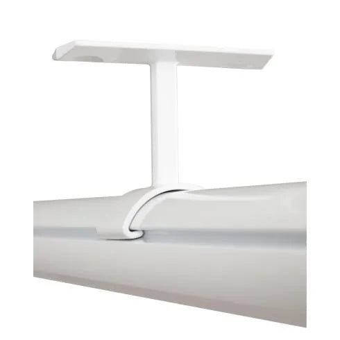 Top-Mounted Support for Lighted Closet Rod