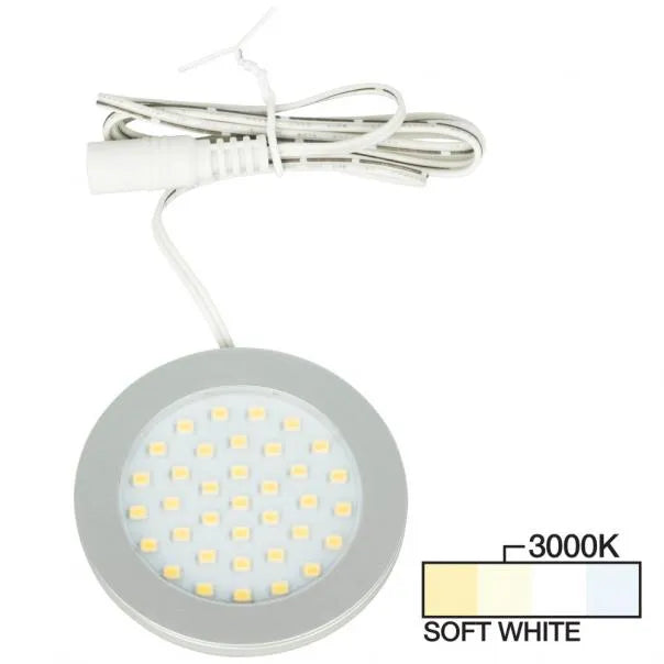 Ultra-Thin LED Puck Light for Cabinetry and Workspaces-DirectSinks