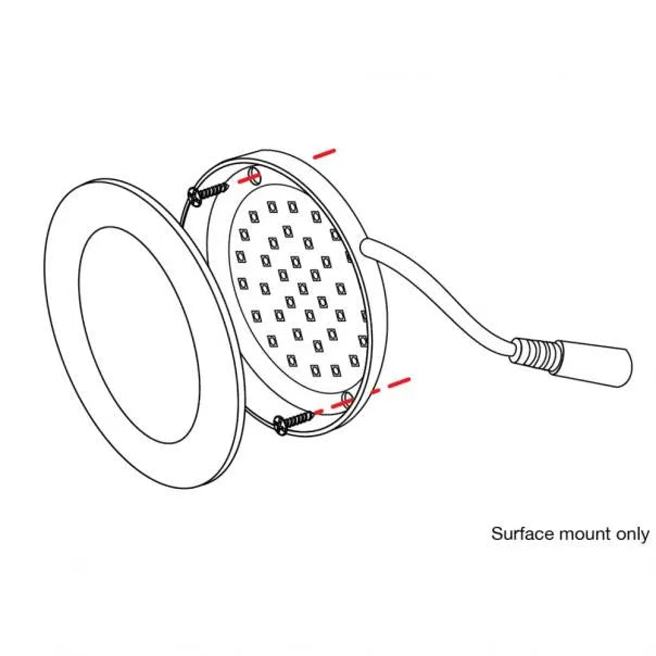 Ultra-Thin LED Puck Light for Cabinetry and Workspaces-DirectSinks