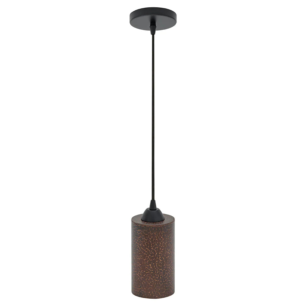 4" Copper Round Cylinder Pendant Light-DirectSinks