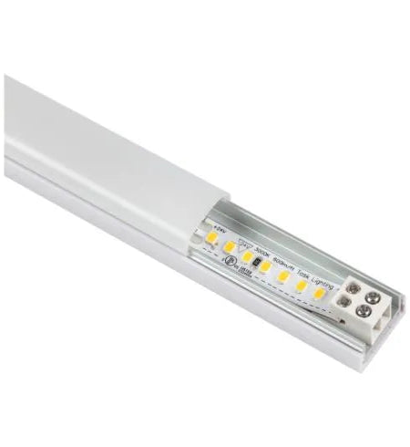 LED light bar with visible components on a white background