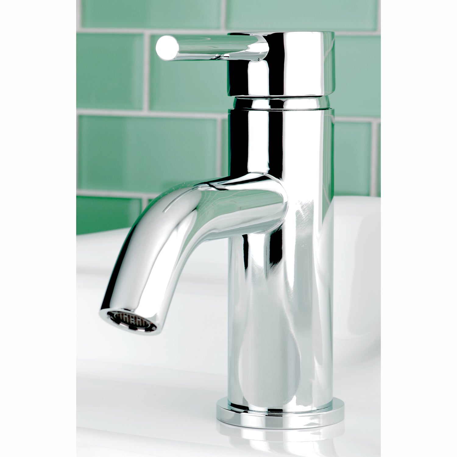 Kingston Brass Single-Handle Monoblock Bathroom Faucet - Polished Chrome