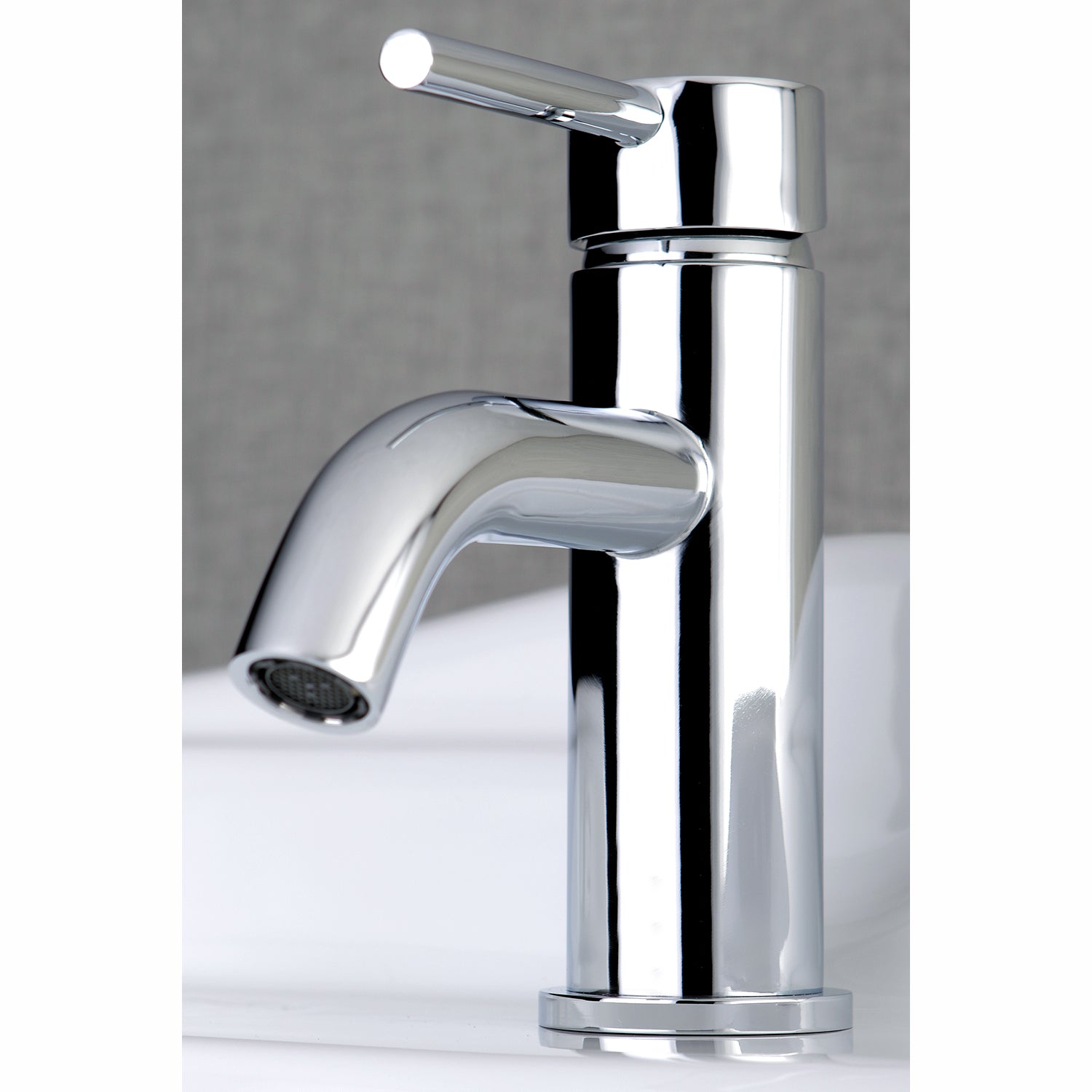 Kingston Brass Single-Handle Monoblock Bathroom Faucet - Polished Chrome