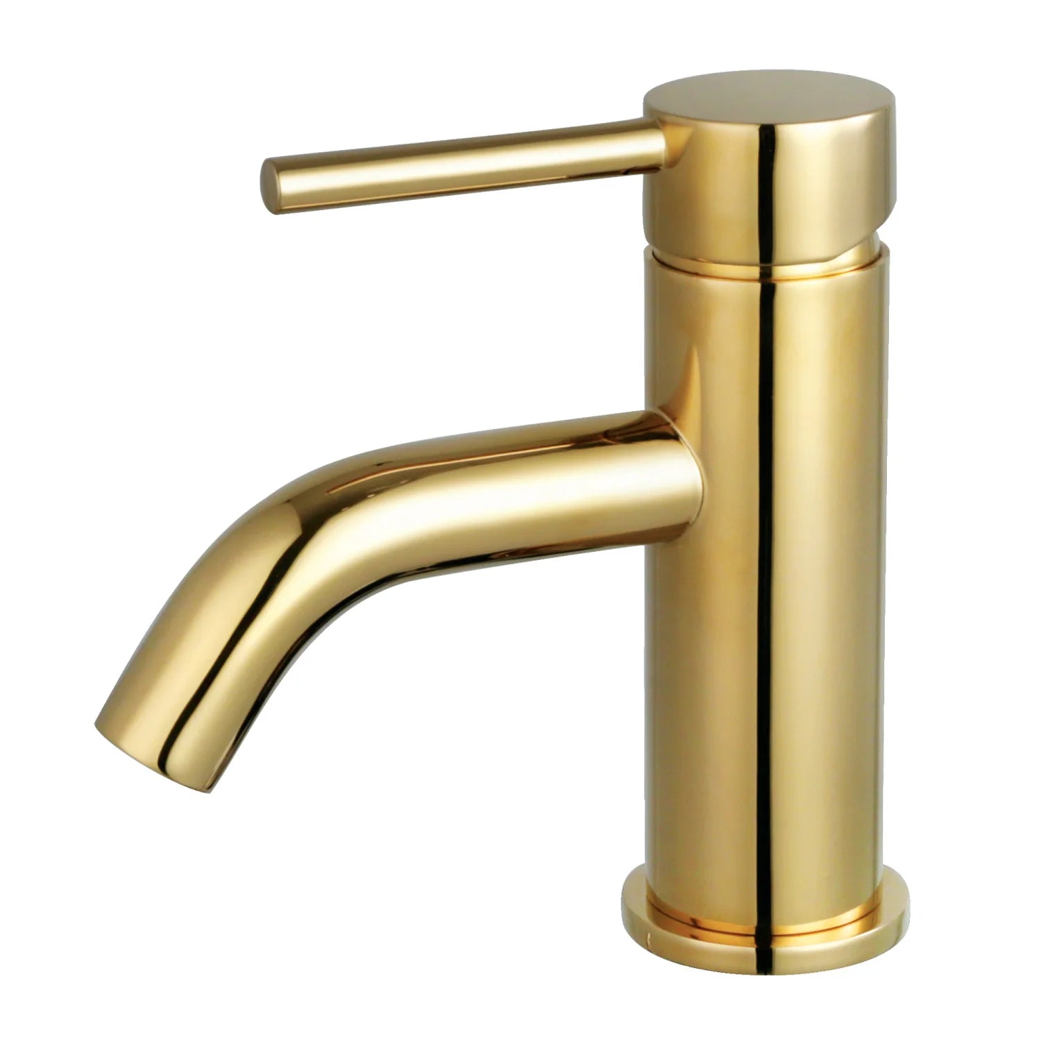 Kingston Brass Single-Handle Monoblock Bathroom Faucet - Polished Brass