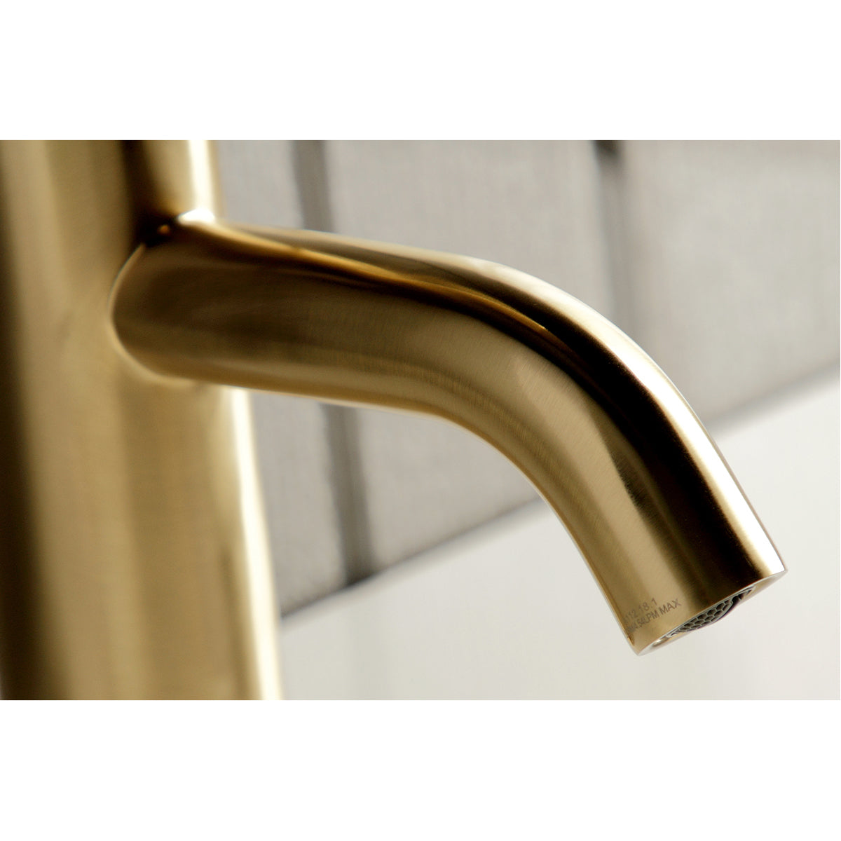 Kingston Brass Single-Handle Monoblock Bathroom Faucet - Brushed Brass