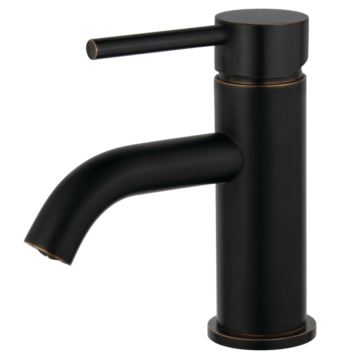 Kingston Brass Single-Handle Monoblock Bathroom Faucet - Naples Bronze