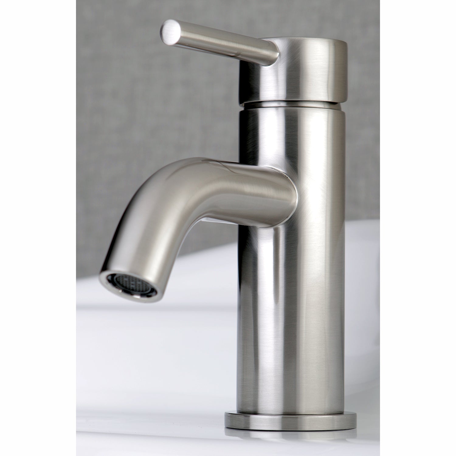 Kingston Brass Single-Handle Monoblock Bathroom Faucet - Brushed Nickel
