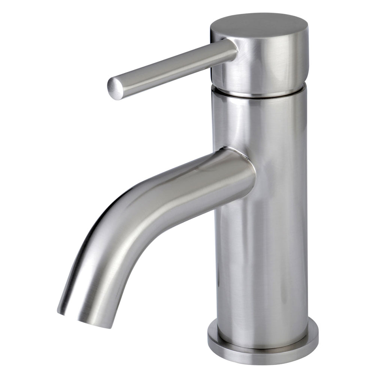 Kingston Brass Single-Handle Monoblock Bathroom Faucet - Brushed Nickel