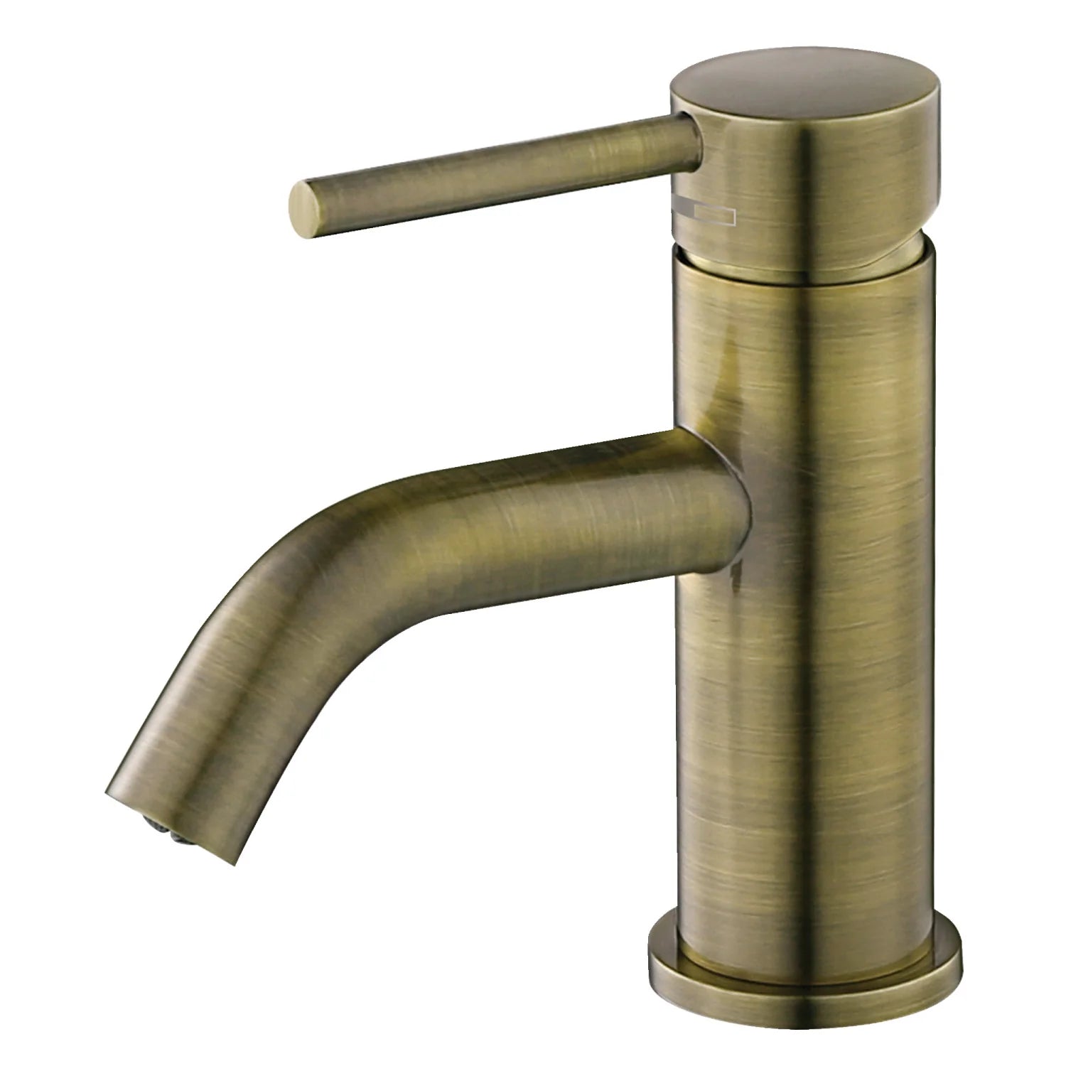 Kingston Brass Single-Handle Monoblock Bathroom Faucet - Antique Brass