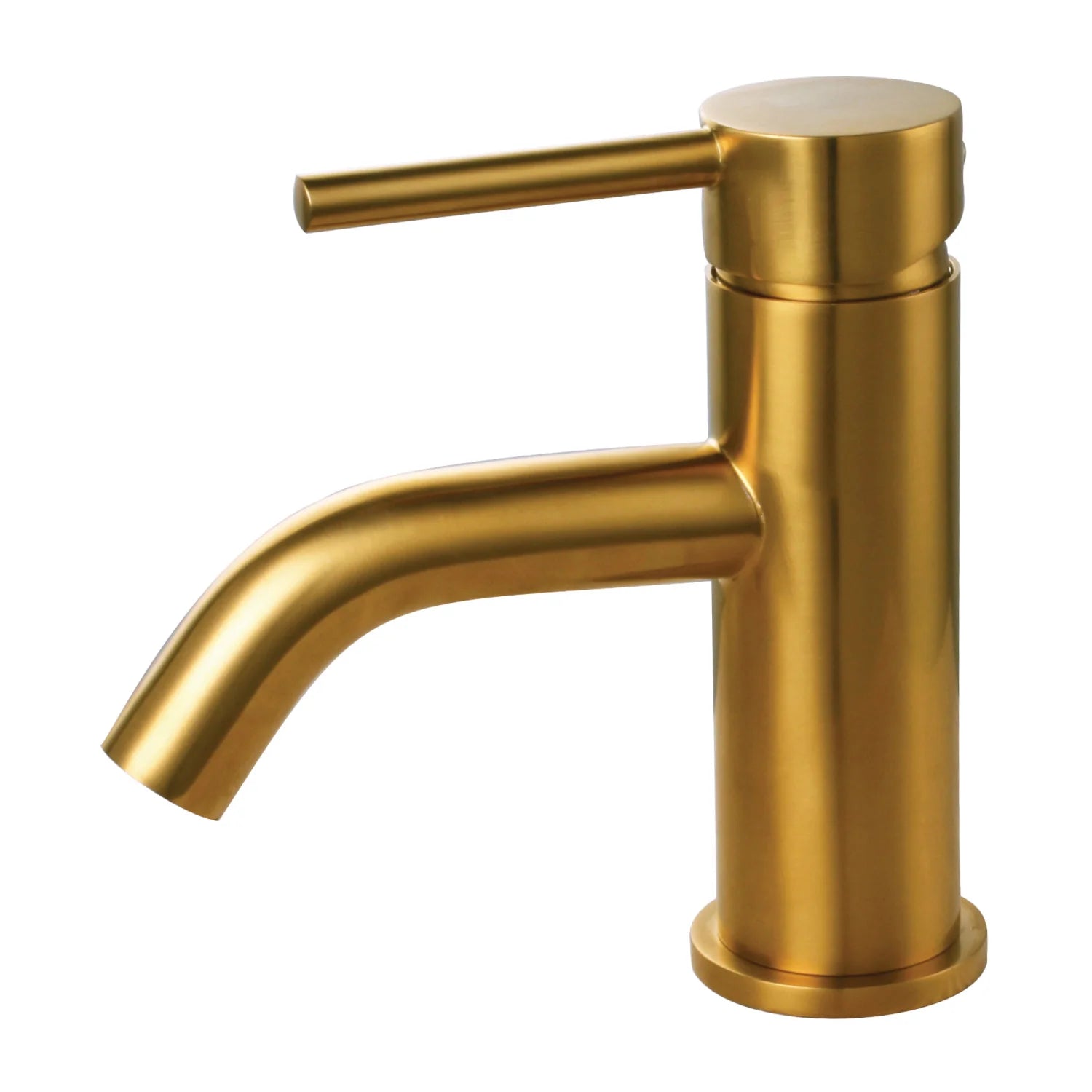 Kingston Brass Single-Handle Monoblock Bathroom Faucet - Brushed Gold