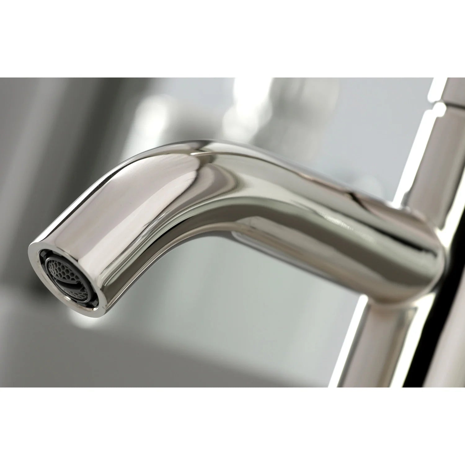 Kingston Brass Single-Handle Monoblock Bathroom Faucet - Polished Nickel
