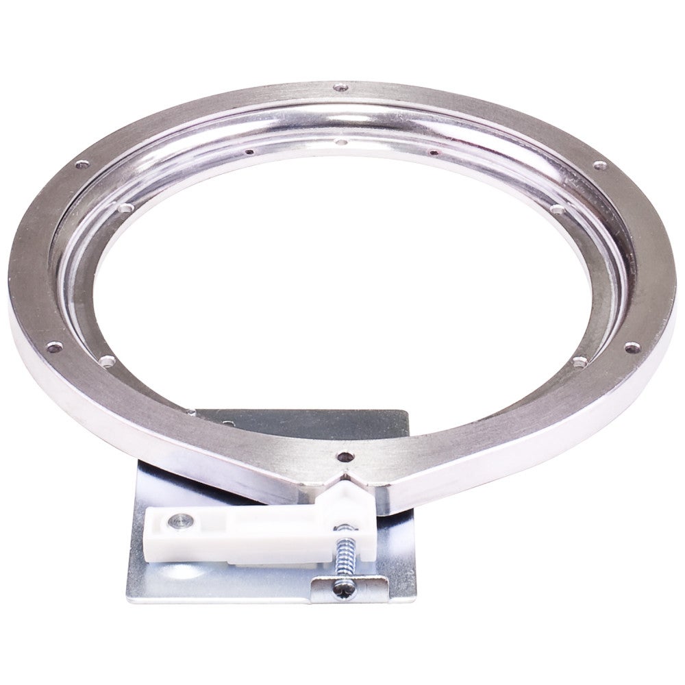 32" Kidney Lazy Susan With Pre-Installed 10" Cast Aluminum Swivel