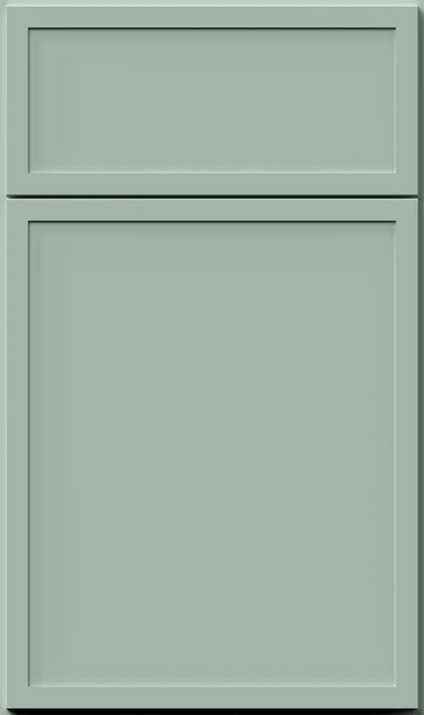 Fabuwood Large Sample Door in Sage Green
