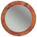 34" Hand Hammered Copper Mirror in Rustic Bronze-DirectSinks