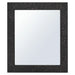 36" Black Glaze Hand Hammered Rectangle Copper Mirror-DirectSinks