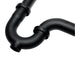 Matte Black P-Trap for Bathroom and Utility Drains