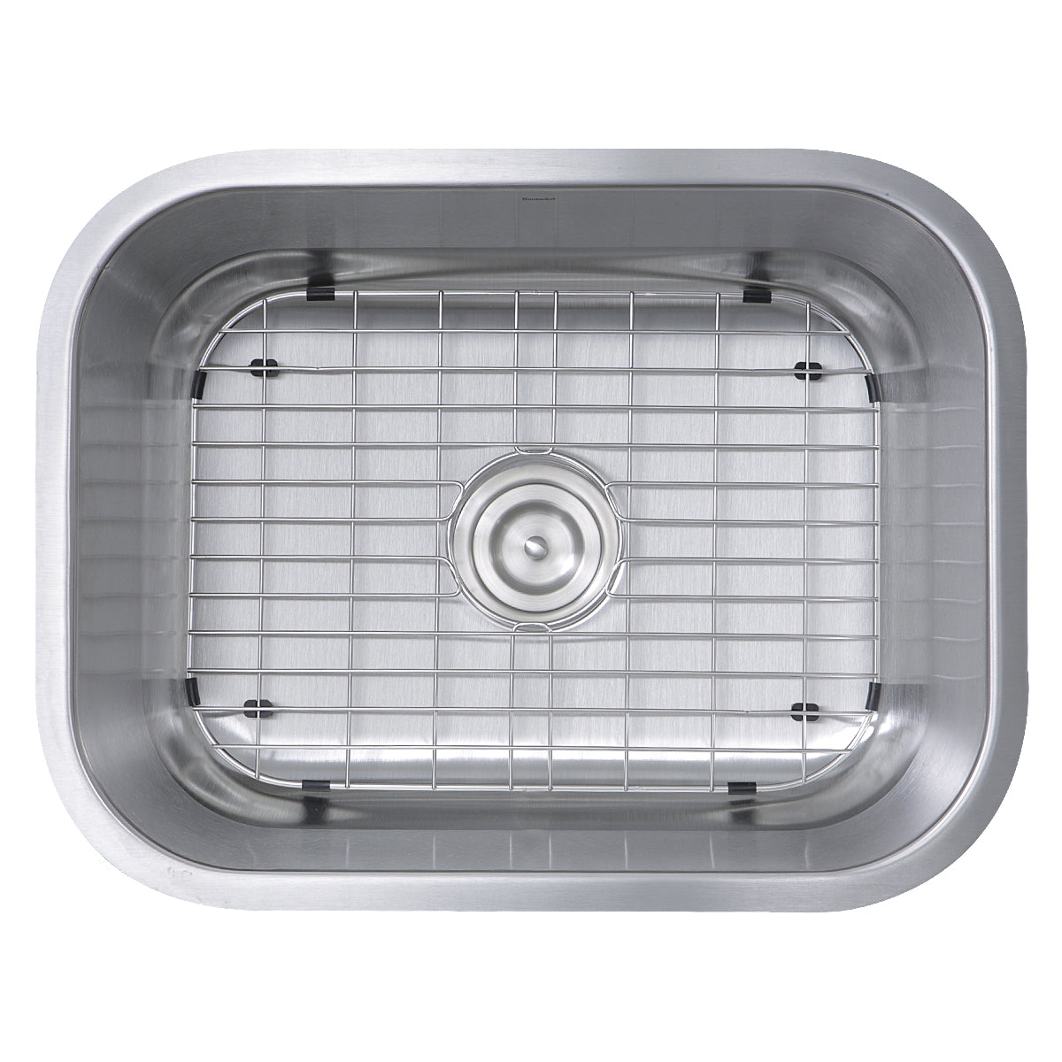 Nantucket Sinks NS09i-16 - 23" Small Rectangle Single Bowl Undermount Stainless Steel Kitchen Sink, 16 Gauge