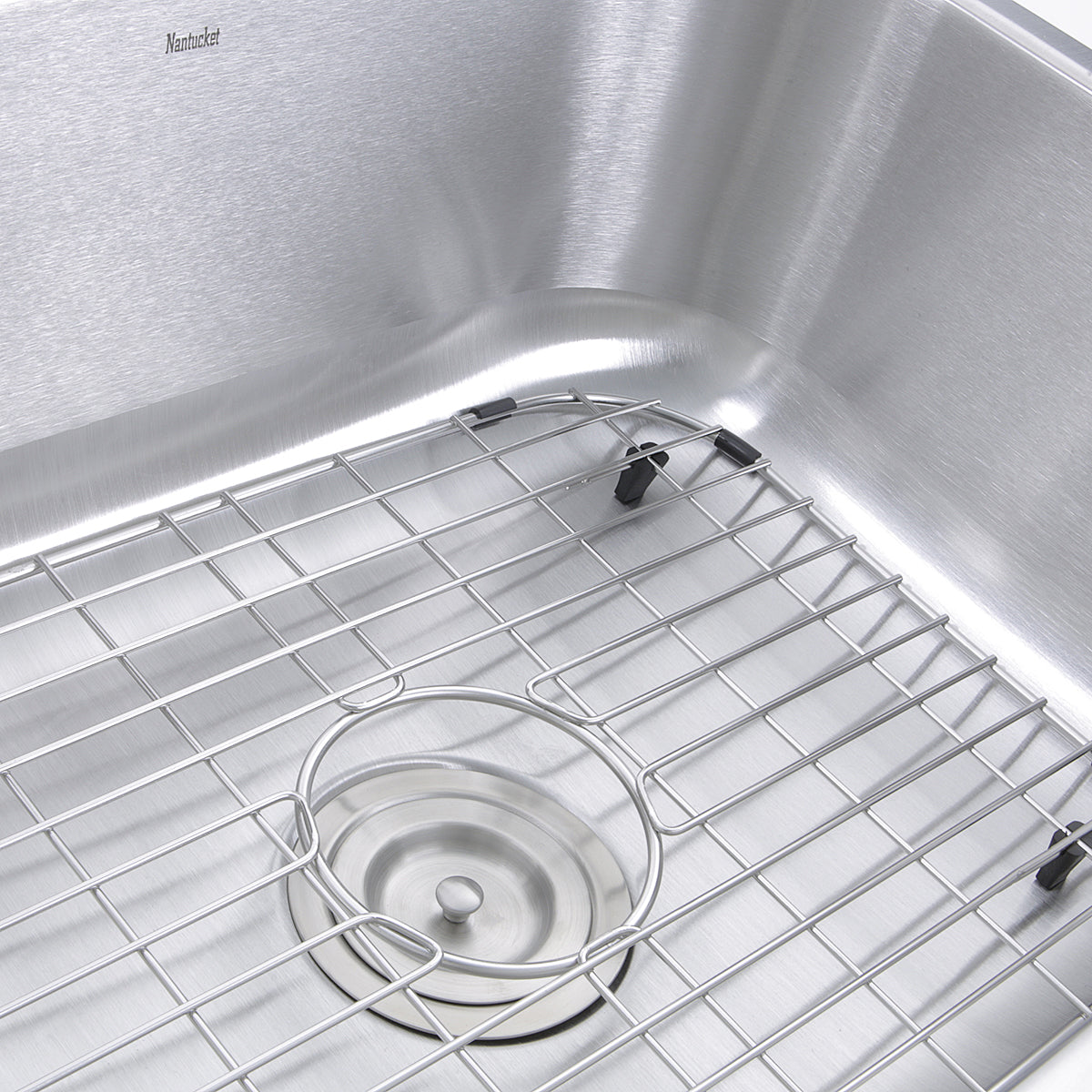Nantucket Sinks NS09i-16 - 23" Small Rectangle Single Bowl Undermount Stainless Steel Kitchen Sink, 16 Gauge