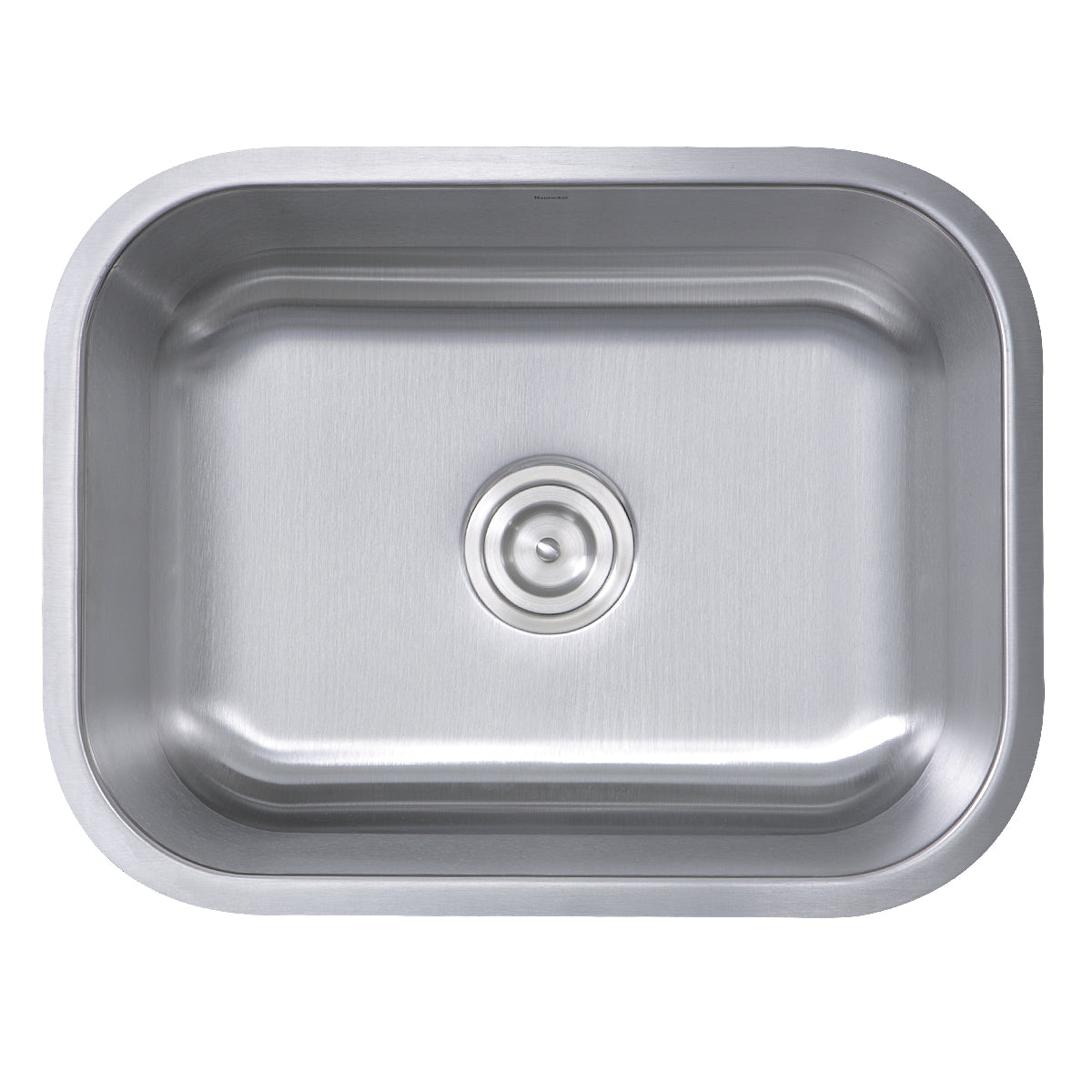 Nantucket Sinks NS09i-16 - 23" Small Rectangle Single Bowl Undermount Stainless Steel Kitchen Sink, 16 Gauge