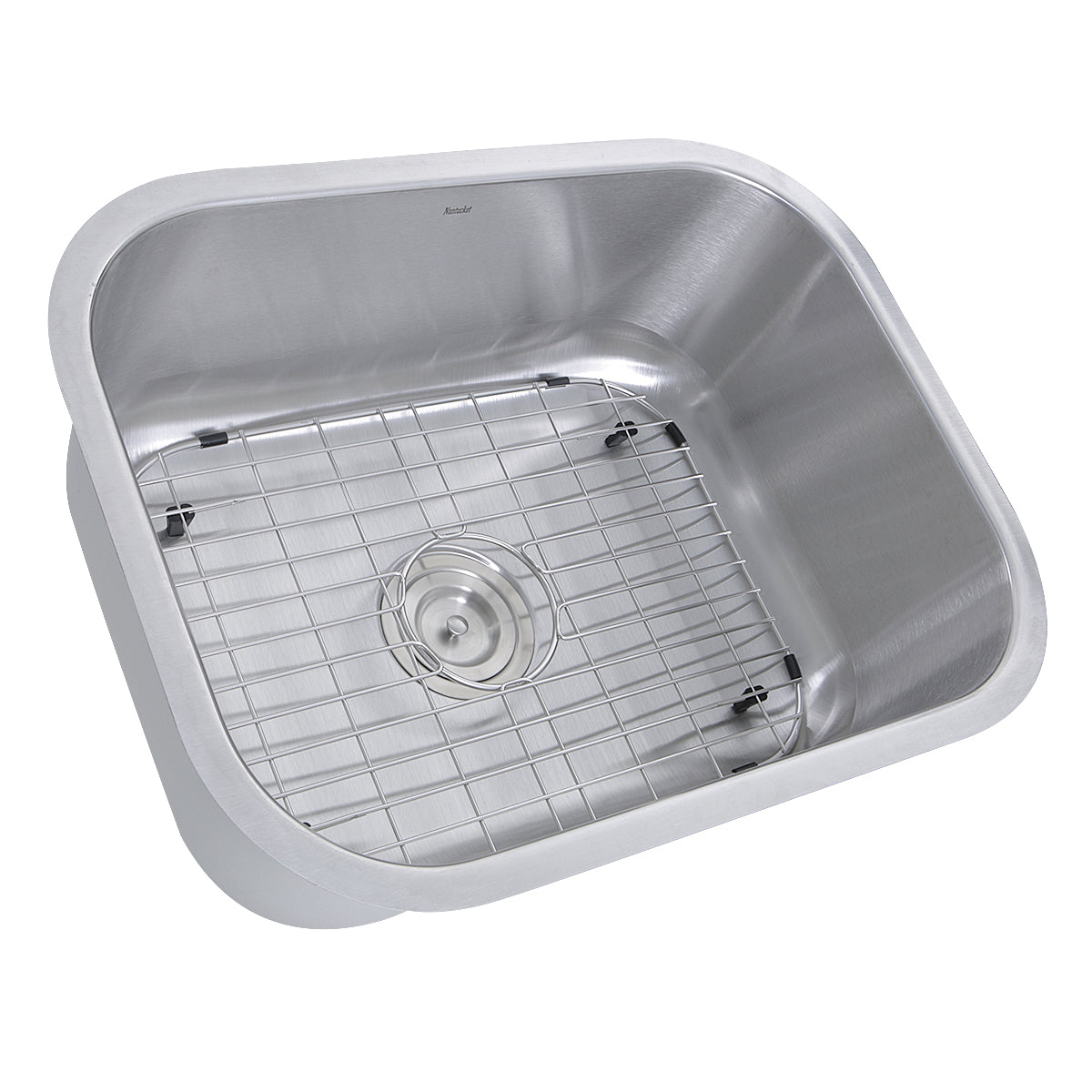 Nantucket Sinks NS09i-16 - 23" Small Rectangle Single Bowl Undermount Stainless Steel Kitchen Sink, 16 Gauge