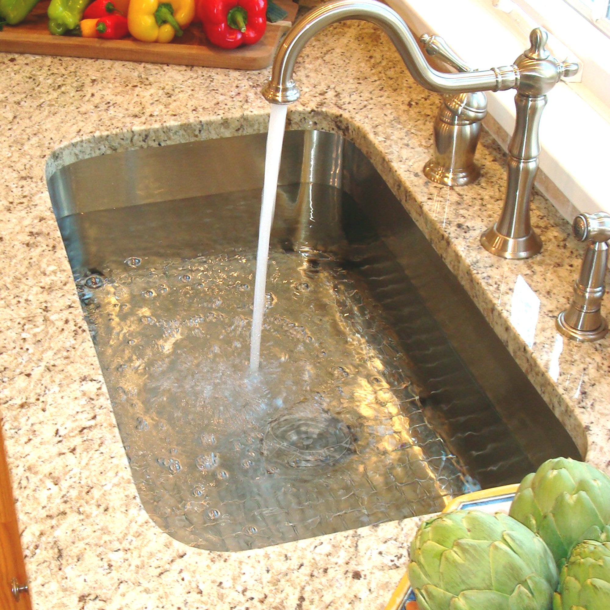 Nantucket Sinks NS3018-9-16 30" Large Rectangle Single Bowl Undermount Stainless Steel Kitchen Sink, 9" Deep