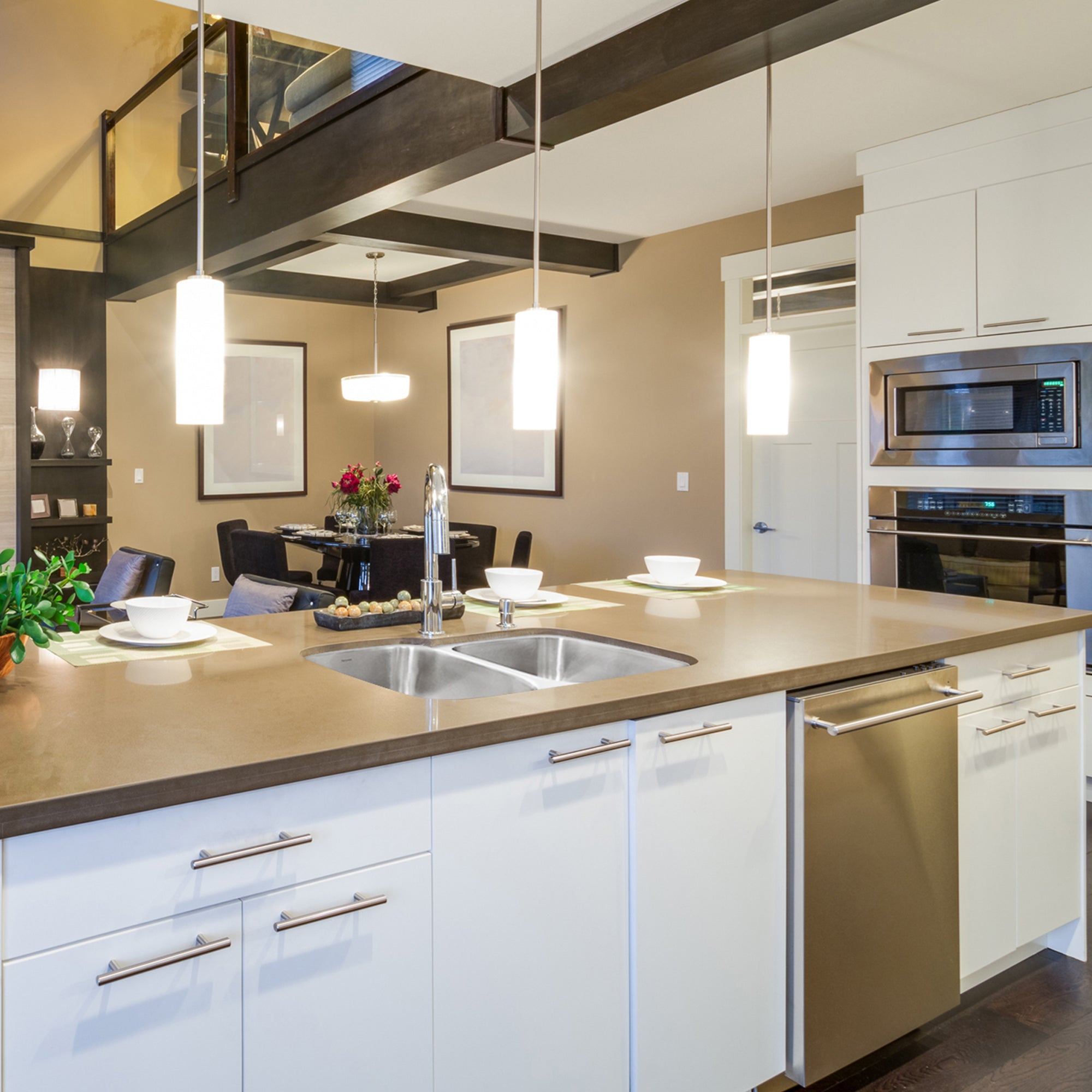 Nantucket Sinks NS6040-18 - 32" 60/40 Double Bowl Undermount Stainless Steel Kitchen Sink, 18 Gauge