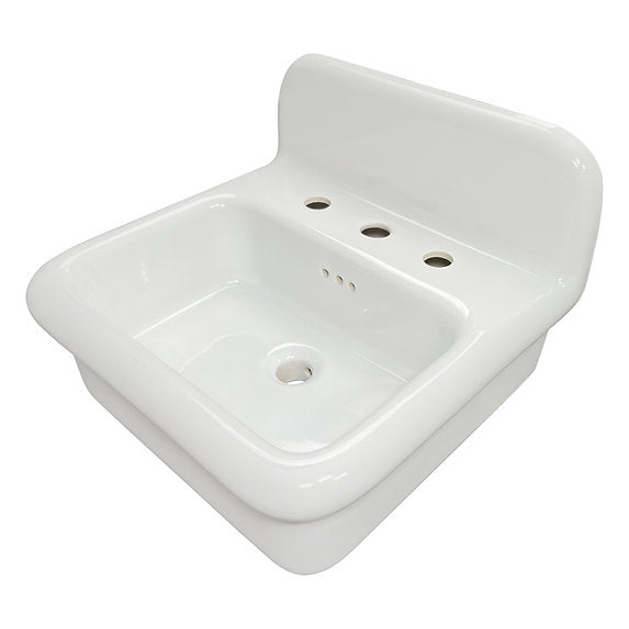 Nantucket Sinks 20" Fireclay Wallmounted Bathroom Sink