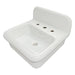 Nantucket Sinks 20" Fireclay Wallmounted Bathroom Sink