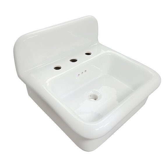 Nantucket Sinks 20" Fireclay Wallmounted Bathroom Sink