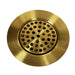Nantucket Sinks 3-Inch Utility Sink Grid Drain | Brushed Satin Brass