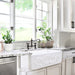 Nantucket Sinks 30" Farmhouse Fireclay Sink with Filigree Apron