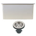 Nantucket Sinks Cape189 Single Bowl Dualmount Fireclay Bar-Prep Sink White