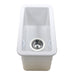 Nantucket Sinks Cape189 Single Bowl Dualmount Fireclay Bar-Prep Sink White